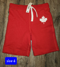 Kid's Canada Jogger Shorts - size 6