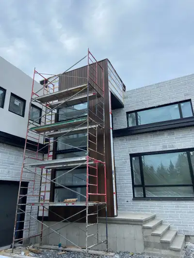 We do installation and repair of all exteriors. Installations, restoration. Did something come detac...