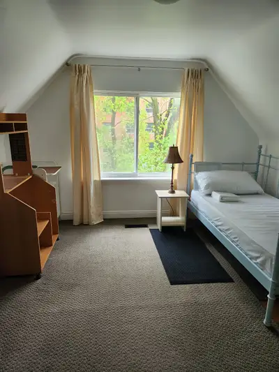 Nice, fully furnished room for rent at St. Claire and Victoria Park, for quiet, working, non smoker,...