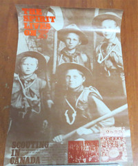 11 X 16.5 Scouts Canada The Spirit Lives On 1907-1982 Poster