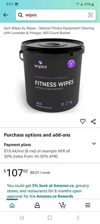 Gym Wipes by Wipex – Natural Fitness 
, View more