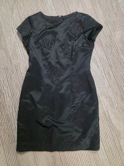 Black Beaded Cocktail Dress, View more