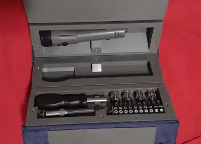 Small TOOL KIT with ESSENTIALS for Handy Toting, View more