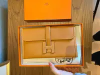 Hermes Jige leather wallet/clutch great condition