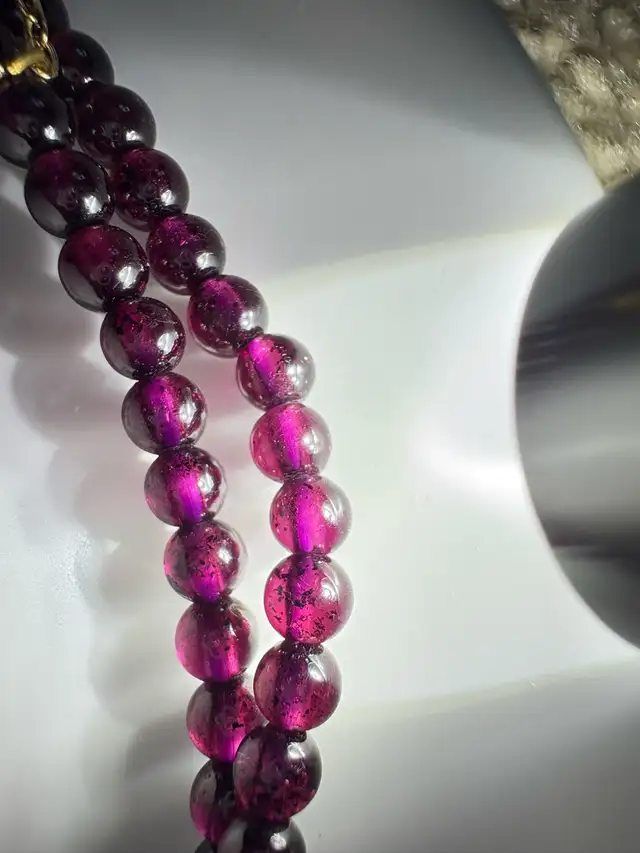 $39｜Convertible Necklace & Bracelet · Purple Garnet  in Jewellery & Watches in St. Albert - Image 11