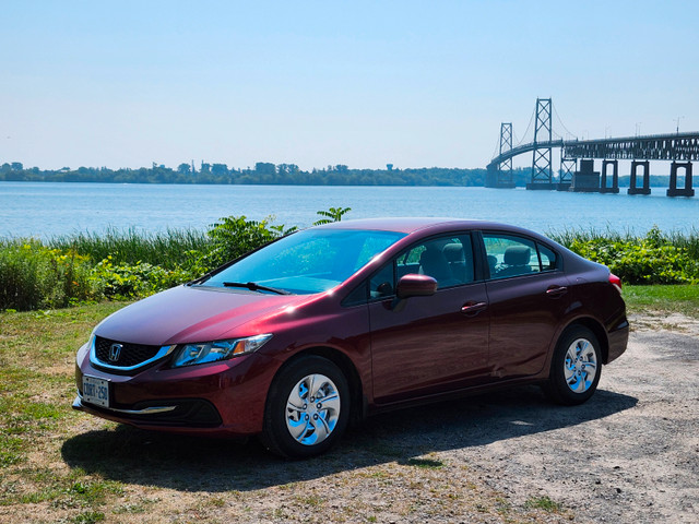 2014 Crimson Honda Civic LX in Cars & Trucks in Brockville