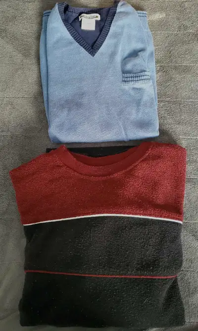 QTY 1 EACH: SWEATER VEST & LONG SLEEVE SWEATER, View more