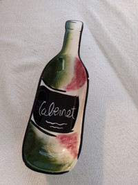 Ceramic Cabernet Wine Bottle Holder