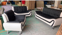"Classic Comfort: Cash on Delivery Leather Trio 3-Piece Sofa Set
