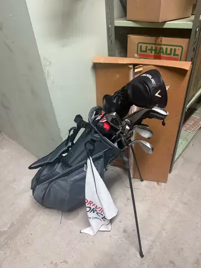 Full selection of Callaway clubs. Comes with bag and some golf balls. Willing to part out if you don...