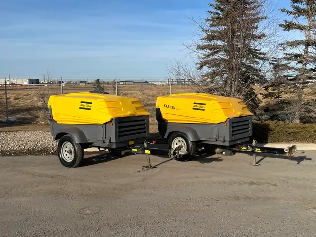 185 CFM Atlas Copco Towable Air Compressor *Blow Out* in Other in Saskatoon - Image 2