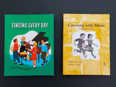 Vintage Canadian Elementary School Music Books, View more