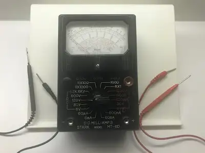 Rare multimeter in very good condition. Includes the testing leads. Made in Canada. Features 20K Ohm...