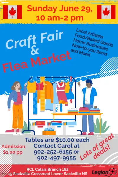 Craft sale and Flea Market, View more