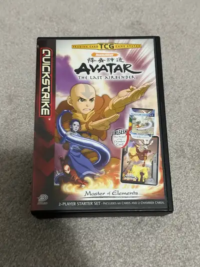 Avatar The Last Airbender Quickstrike Trading Card Game 2 Player Starter Set TCG