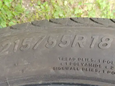 Good amount of tread remaining. No weather checking . $45 for both tires