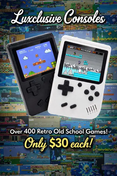 retro game console  (new with over 400 games), View more