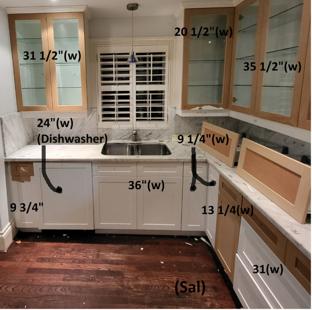 Kitchen - Cellini,  Unpainted MDF Panels, 24 Cabinets in Cabinets & Countertops in Markham / York Region - Image 3