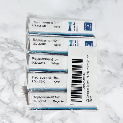 *NEW* LC51 Printer Ink Brother Printer ( 5 inks bundle ), View more