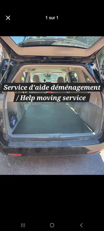 Service d'aide déménagement / Help moving service