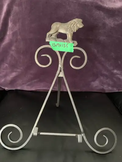 Metal Plate or Picture Stand, View more