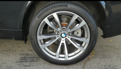 Title: OEM BMW X5 M Sport Rims with Tires – Excellent Condition Rears are New 1 season Continental C...