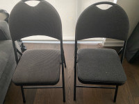 ***IMMEDIATE PICKUP AVAILABLE*** FABRIC FOLDING CHAIRS