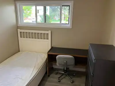 Only for a girl sharing with other 2 girl students at Conestoga College. The house is clean and tidy...