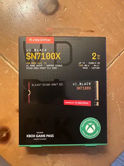 2TB NVMe - WD_BLACK SN7100X NVMe SSD - 2TB, View more