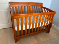 Convertible crib - solid wood