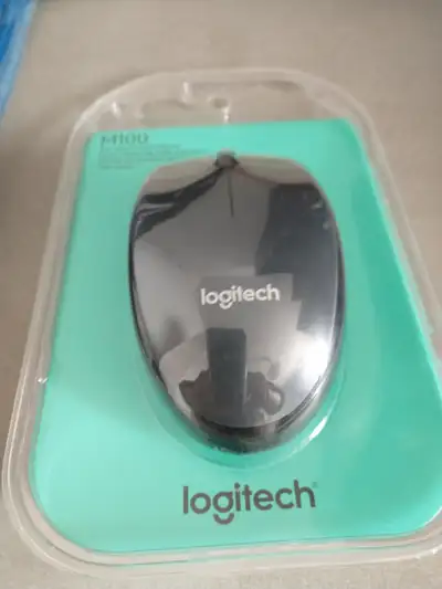 M100 Logitech corded mouse, View more