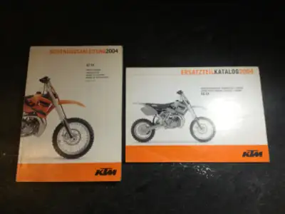 2004 KTM 65 SX Owner's Manual and Spare Parts Manual 1) 2004 KTM 65SX Owner's Manual OEM Part Number...