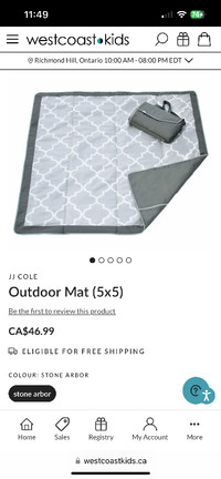 REDUCED TO $15 OUTDOOR PICNIC BLANKET