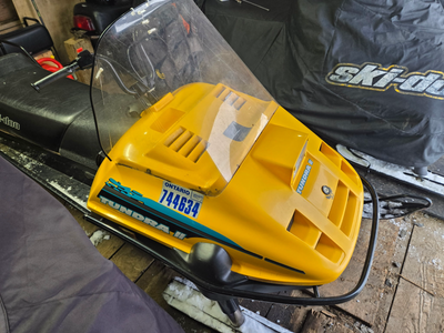 Heated grips, decompression switch, have backrest and homemade box for back and cover. No reverse, N...