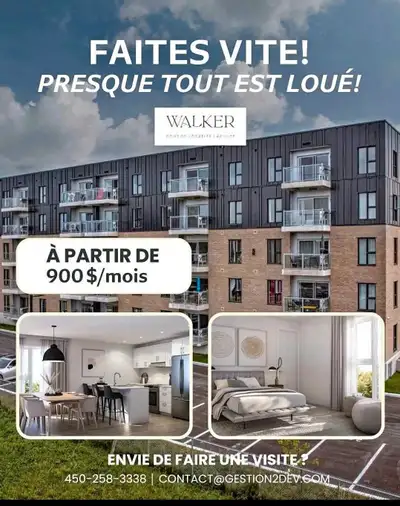 3½ a louer