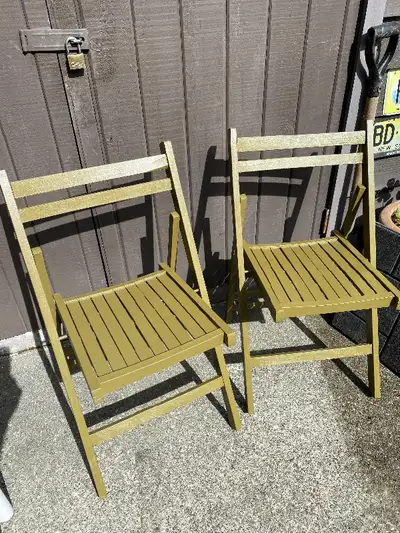 Pair of patio chairs, View more