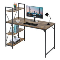 Home Office Desk with Shelf