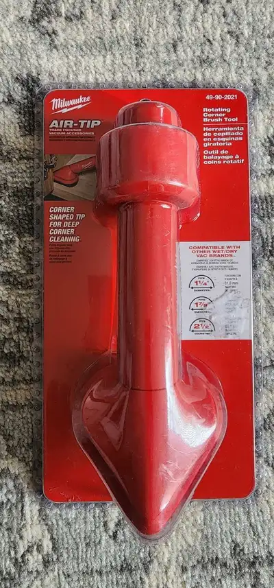 New! Milwaukee air-tip rotating corner brush tool, View more