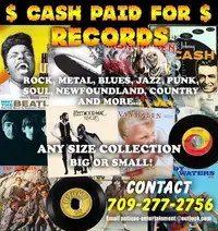 CASH PAID FOR RECORDS