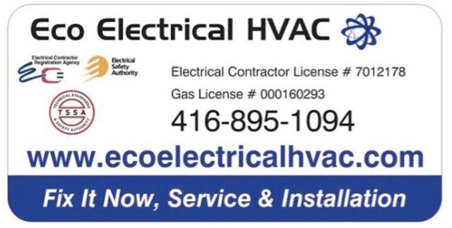 Electrician , HVAC , AC , Pickering , Ajax, Whitby , Oshawa Fix in Heating, Ventilation & Air Conditioning in Oshawa / Durham Region