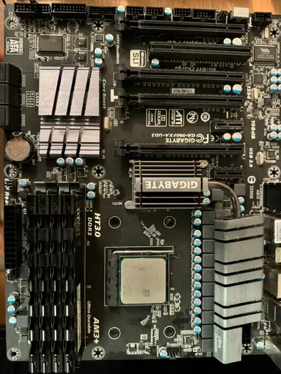 Motherboard + CPU:GIGABYTE GA-990FXA-UD3 + AMD FX-8320, View more