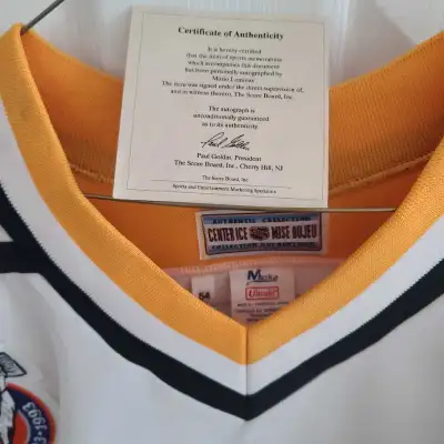 Mario Lemieux - Signed Jersey (With COA), View more