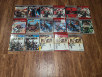 LBP, rage, Socom, Uncharted,dead island & mass effect for ps3