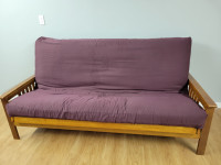 Futon - very comfortable, double bed size