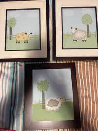 Picture frames for baby room