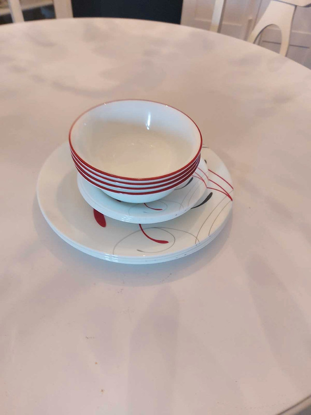 12 piece corelle dishes  in Kitchen & Dining Wares in Calgary
