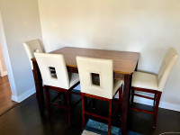 Dining Room Table with Six Chairs 