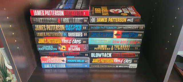 James Patterson Books $2.00 P/B & $5.00 H/C  See photos in Fiction in Guelph