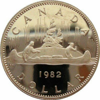 1982 Canadian Silver Dollar