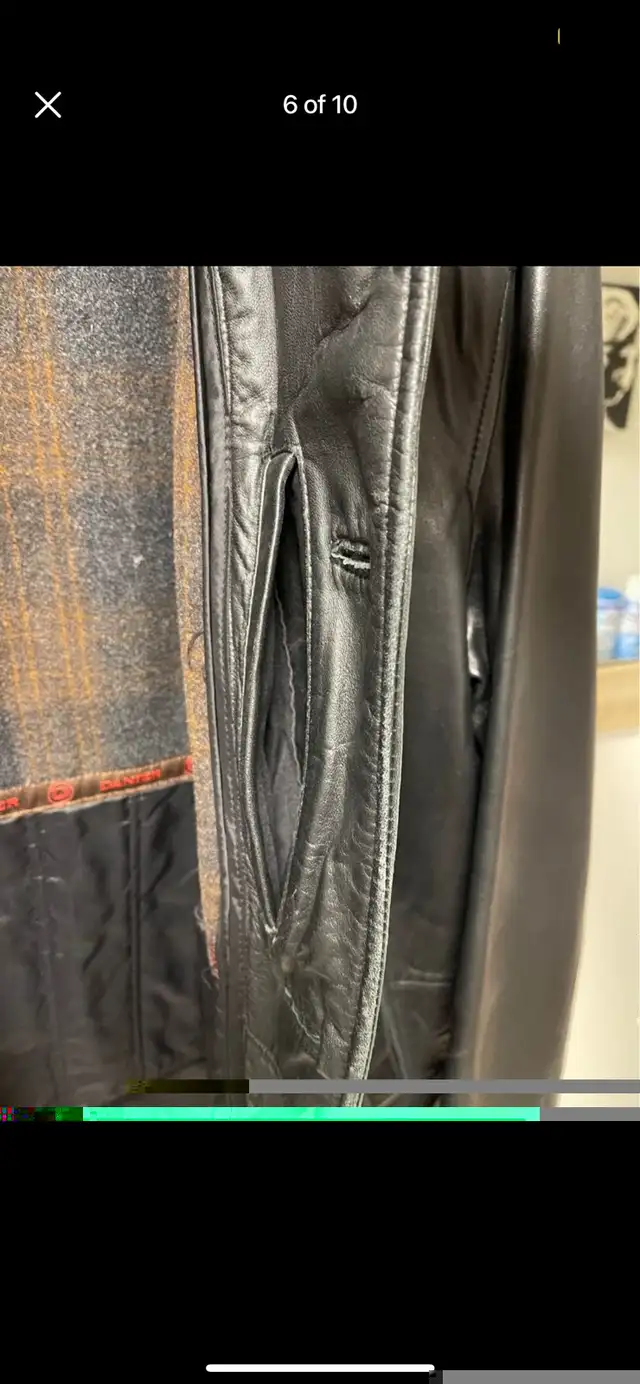 MENS DANIER SUPER SOFT LAMB SKIN BLACK LEATHER JACKET in Men's in Oshawa / Durham Region - Image 6